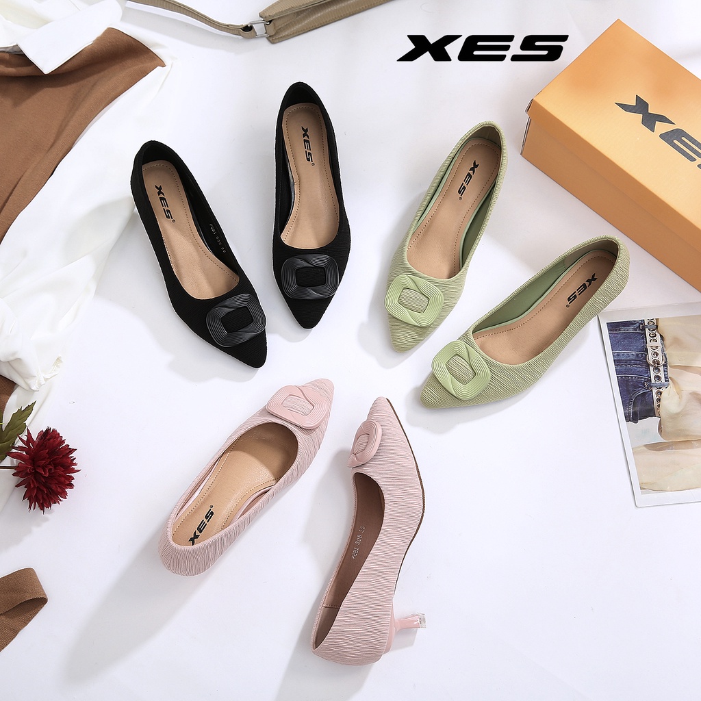 XES Sepatu Heels Wanita Basic FEBI-508
