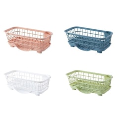 Rak Pengering Piring Buah Sayur Plastik Dish Drain Basket
