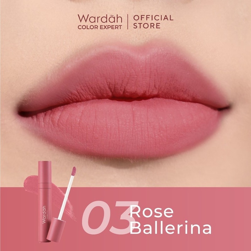 Colorfit Velvet Matte Lip Mousse (03 Rose Ballerina) 2