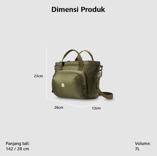 Eksonindo Multi Product Industry Bodypack Deacon Shoulder Bag Olive