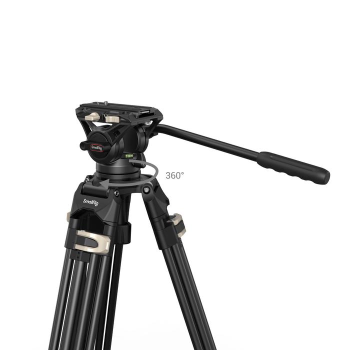 SmallRig 3751 Heavy-Duty Fluid Head Tripod  AD-01 