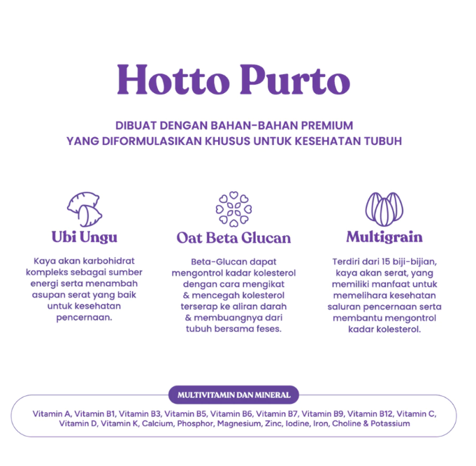 Hotto Hotto Purto Multigrain with Purple Potato 
