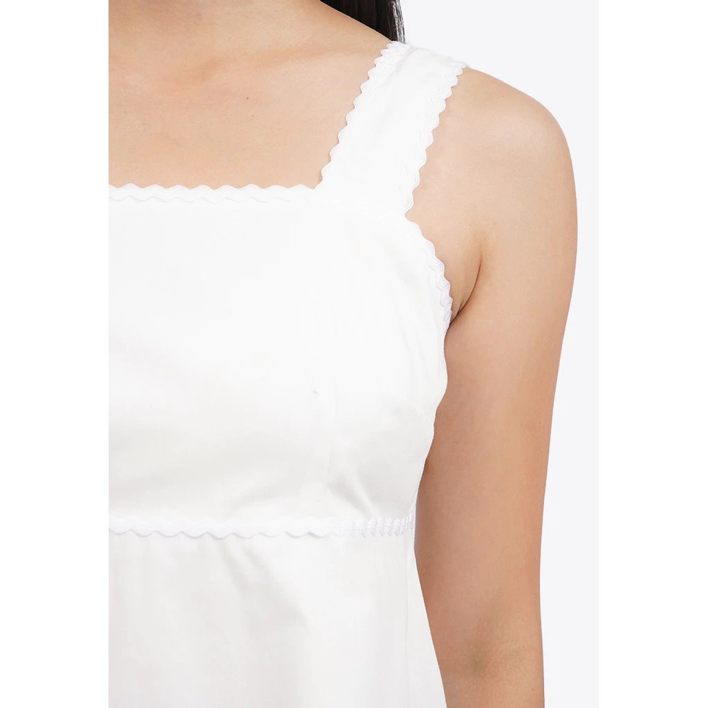 Delamibrands Kharisma Busana COLORBOX Ric Rac Details Strap Mini Dress