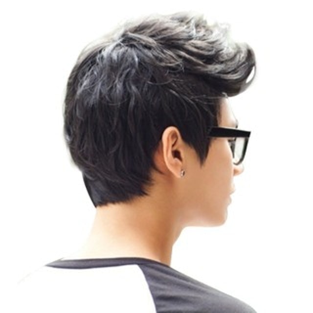 Wig Pria Rambut Pendek Mohawk Style 3