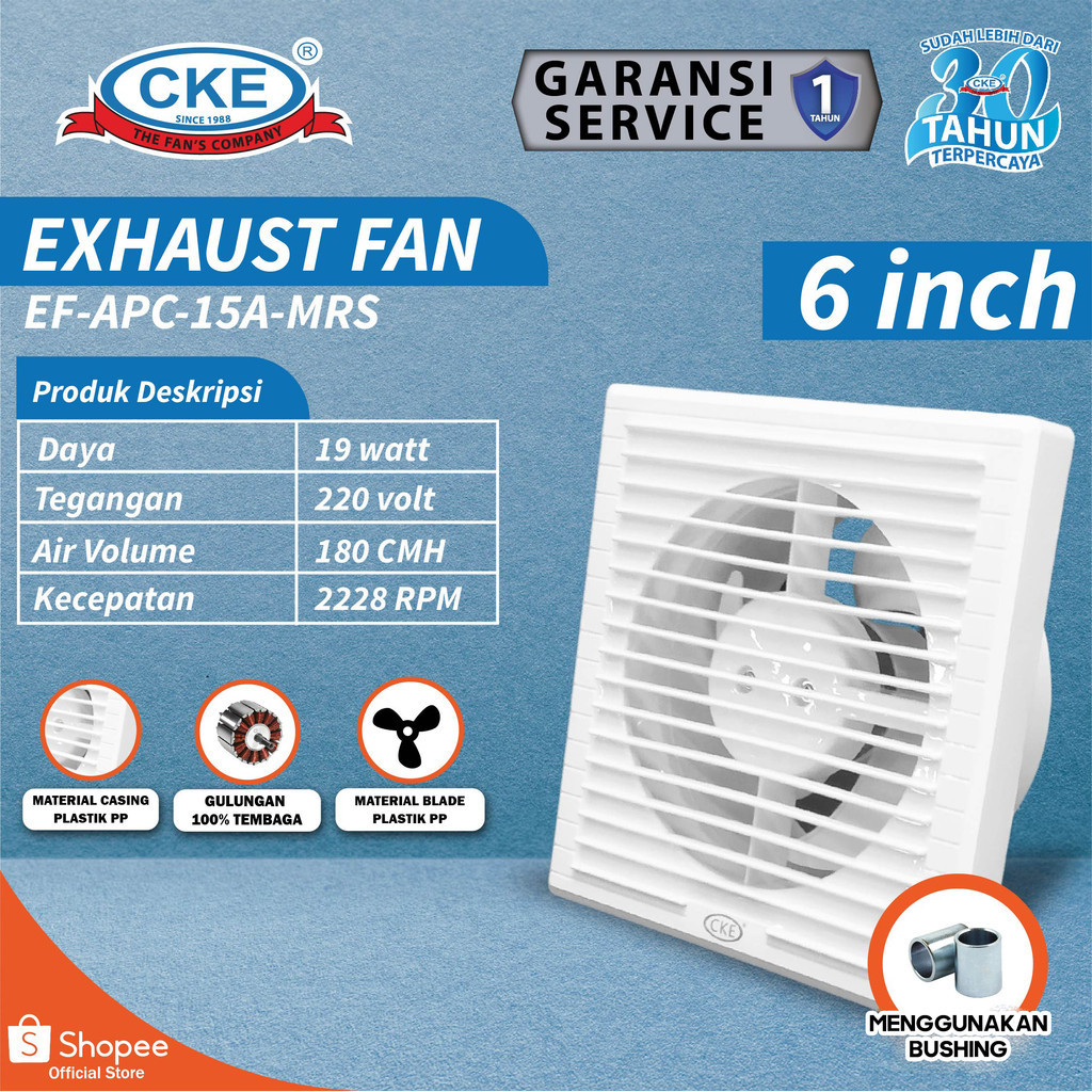 Industrial Multi Fan CKE Exhaust Fan EF-APC-15A-MRS