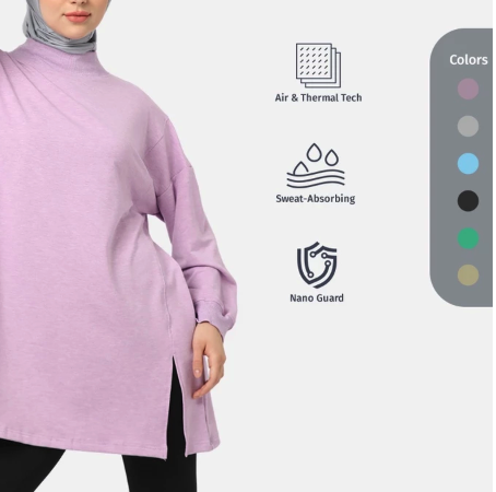 Hidup Ini Anugerah HIA Everywear Daleeya Oversized Top