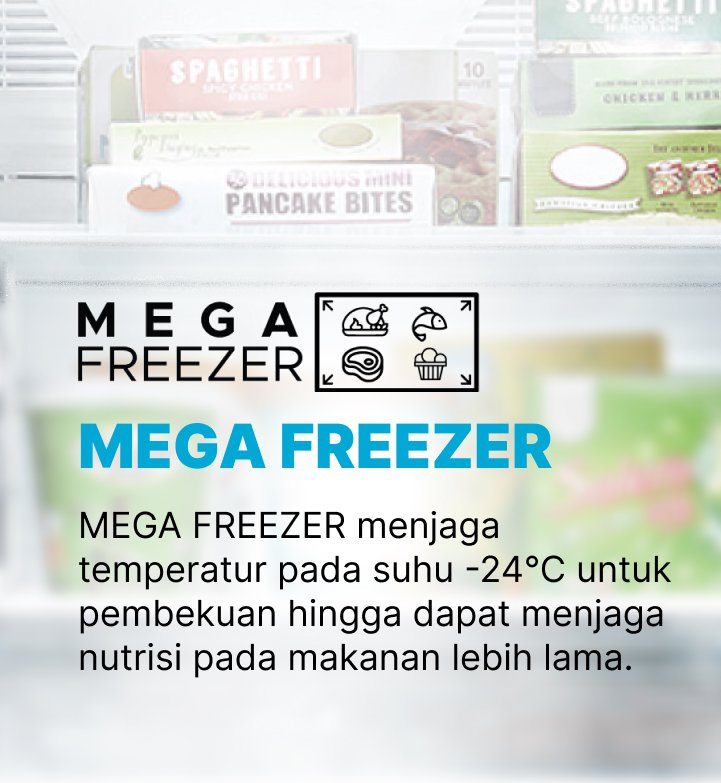 SHARP Electronics SHARP Side by Side Series Kulkas Side By Side SJ-IS50MA-SL