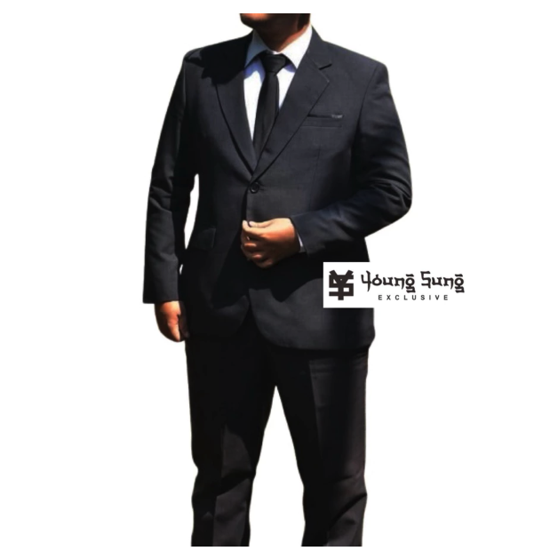  Youngsung Exclusive Setelan Jas Pria Super Jumbo Hitam