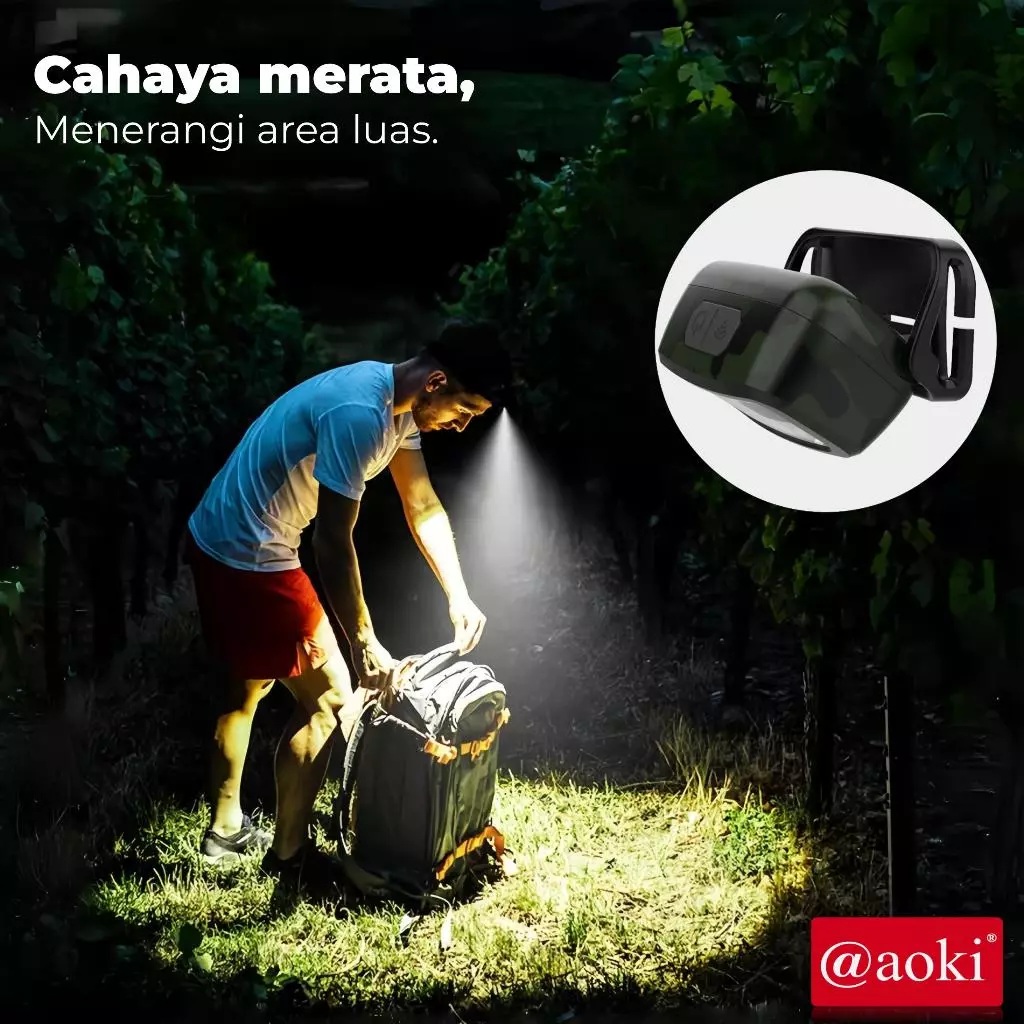 AOKI AOKI Lampu Kepala Sensor Cerdas AK-3503G
