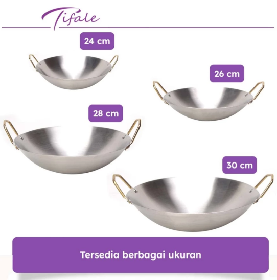 Hongzhuo Tifale Wajan Stainless Tebal