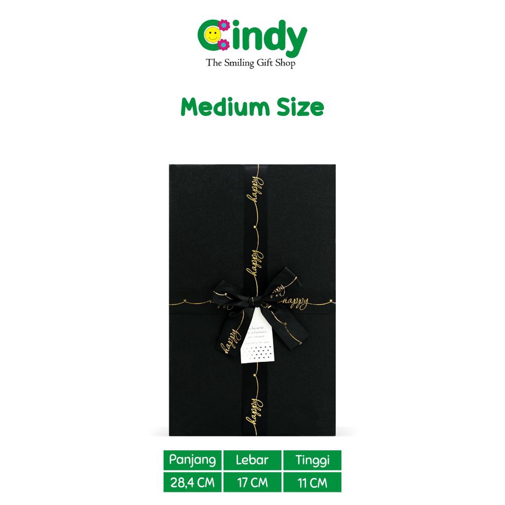 CINDY Gift Box - Kotak Kado Glitter Size Jumbo   3