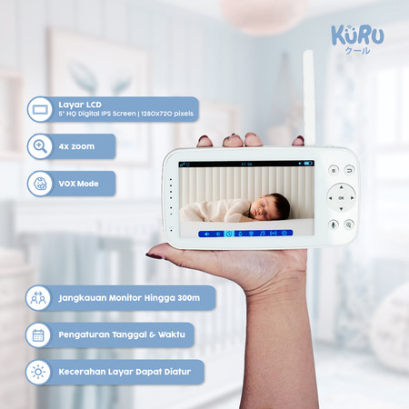 Kuarta Mitra Bersama KURU Baby Monitor  BMC8-Gen1