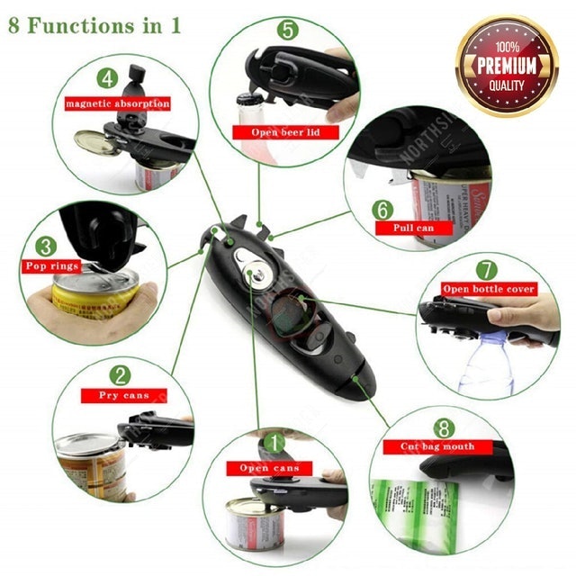 8 in 1 Portable Can Opener  K46