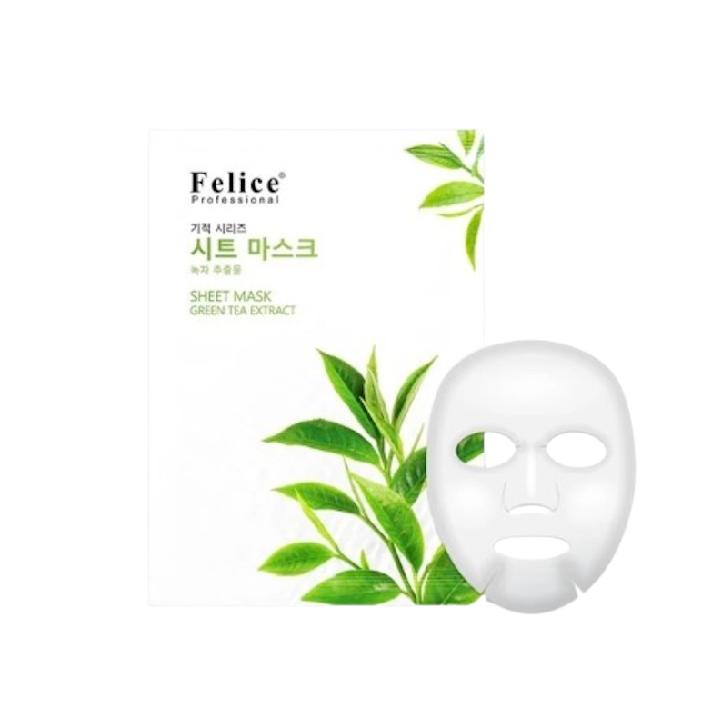 Felice Professional Sheet Mask Green Tea Extract 1