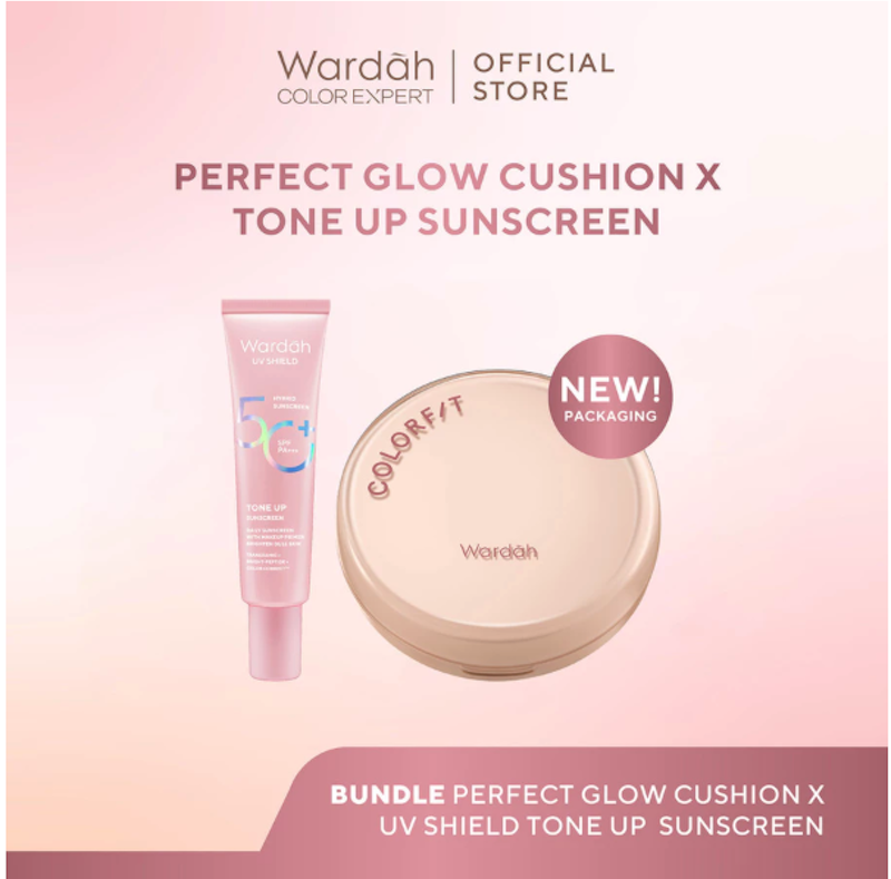 Bundle Colorfit Perfect Glow Cushion X Tone Up Sunscreen 2