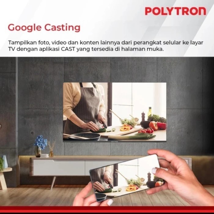 Polytron LED Smart Android TV 32" PLD32AG9953