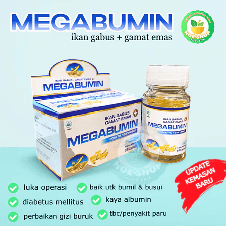 Jatim Herbal Perkasa Megabumin (Ikan Gabus + Gamat Emas)