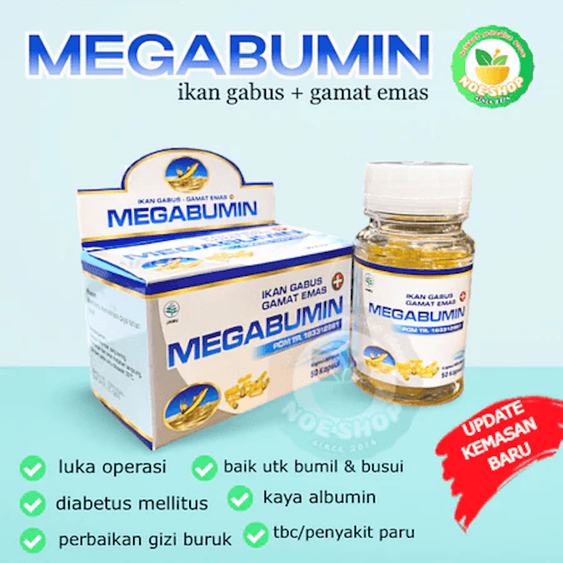 Megabumin (Ikan Gabus + Gamat Emas) 2