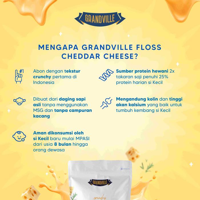Grandville Food Indonesia Grandville Crunchy Beef Loss Cheddar Cheese