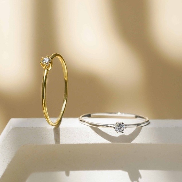 Dear Me Jewelry Dear Me Jewelry Quinn Ring 925 Sterling Silver 14K Gold Plated