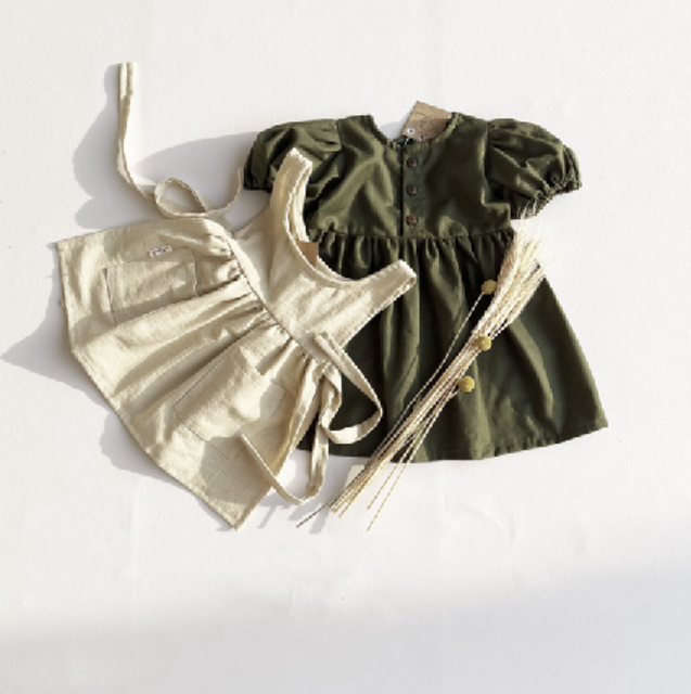 Cottoneli Set Apron Plus Dress