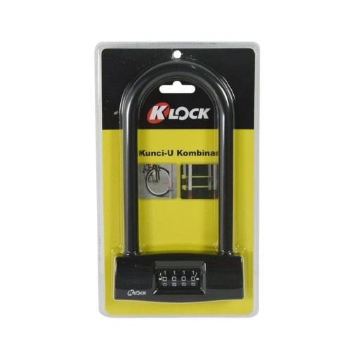 AZKO K-Lock Gembok Kombinasi Kunci-U 30 cm 1