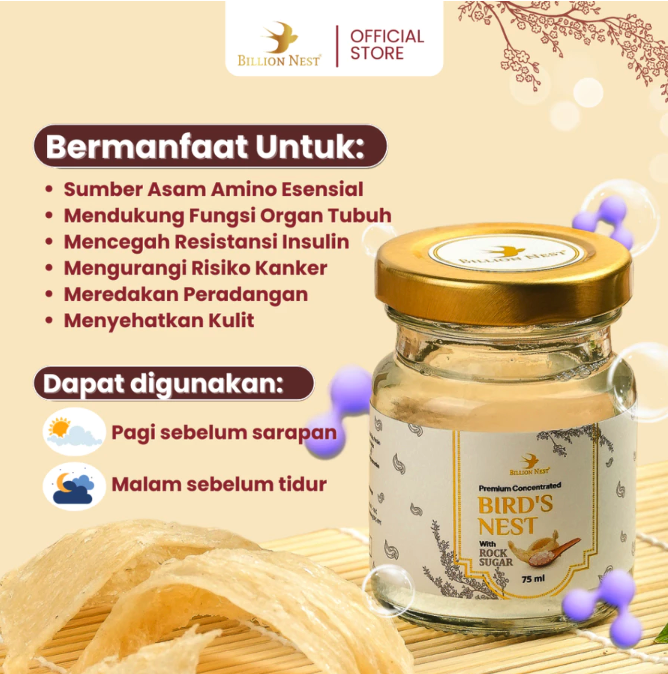  Billion Nest Premium Concentrate Bird's Nest with Honey
