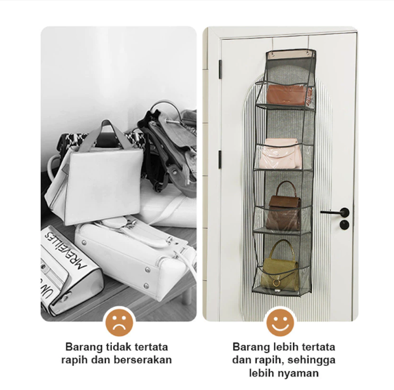 U-Living Rak Gantung PVC 6 Tingkat 5