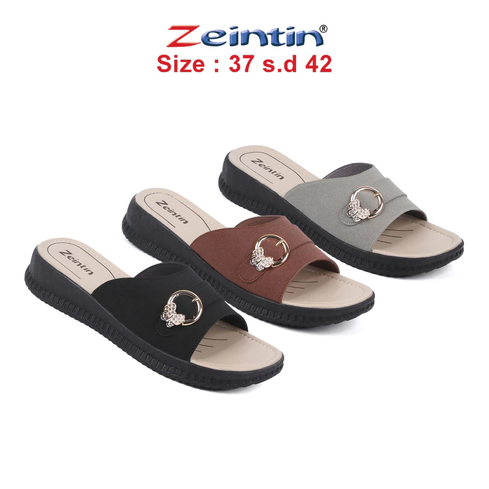Janindo Multi Mandiri Zeintin Sandal Wedges  HP 4661 SGB