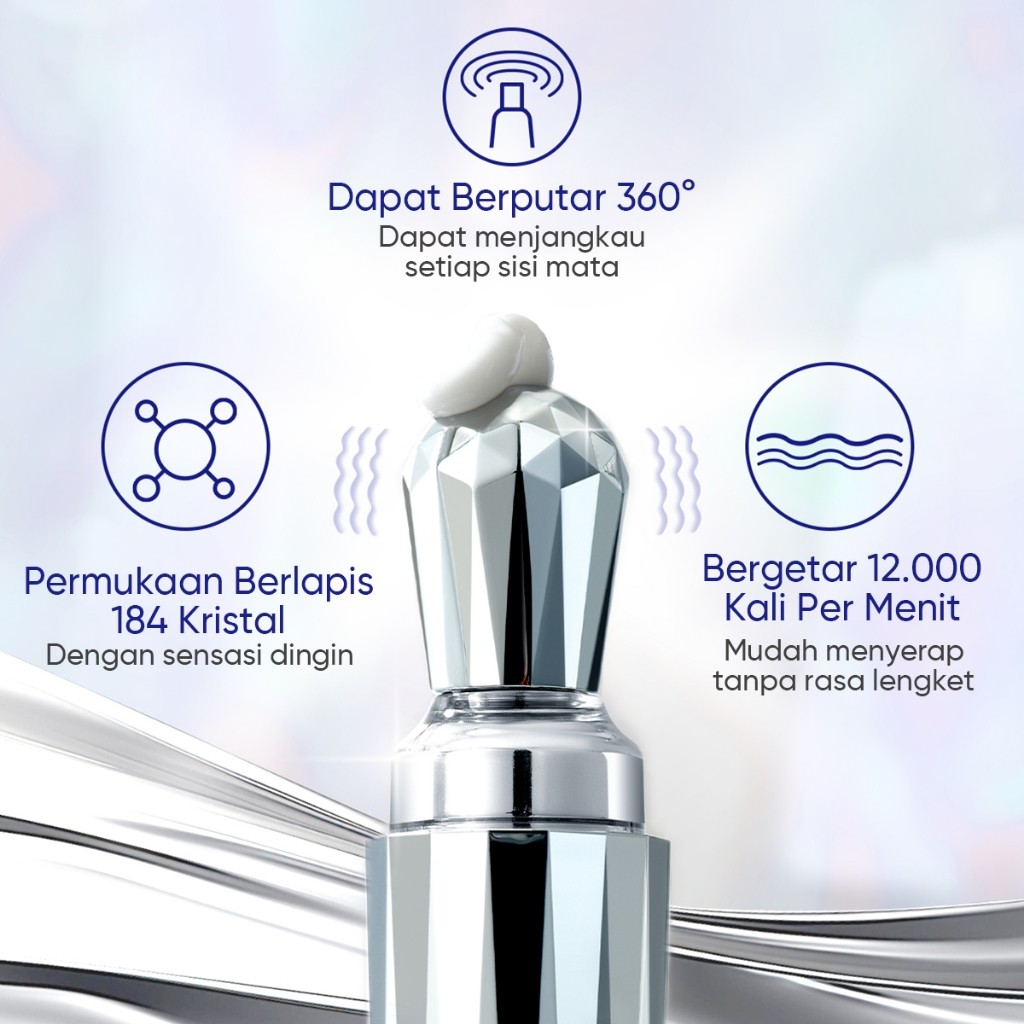 SKINTIFIC Cosmetics SKINTIFIC 360º Crystal Massager Lifting Eye Cream