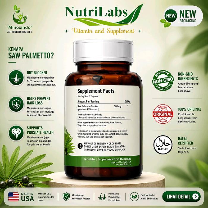 Nutrilabs Saw Palmetto Extract Of Herb 4