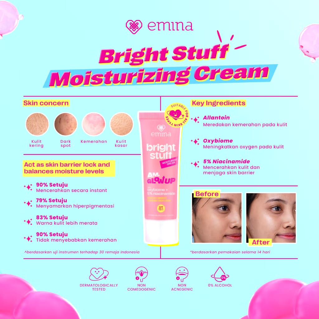 Paragon Technology and Innovation Emina Bright Stuff Ultra-Light Moisturizing Cream