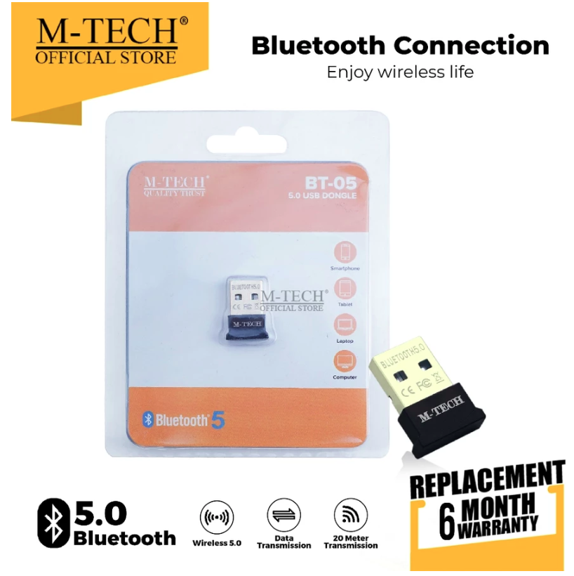  M-Tech Bluetooth Dongle V5.0 Adapter  BT-05