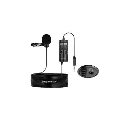 BOYA Universal Lavalier Clip-On Microphone BY-M1 Pro II 