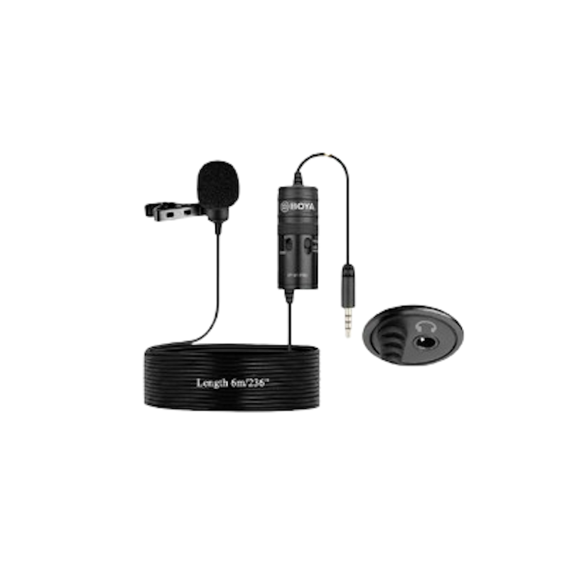 BOYA Universal Lavalier Clip-On Microphone 1