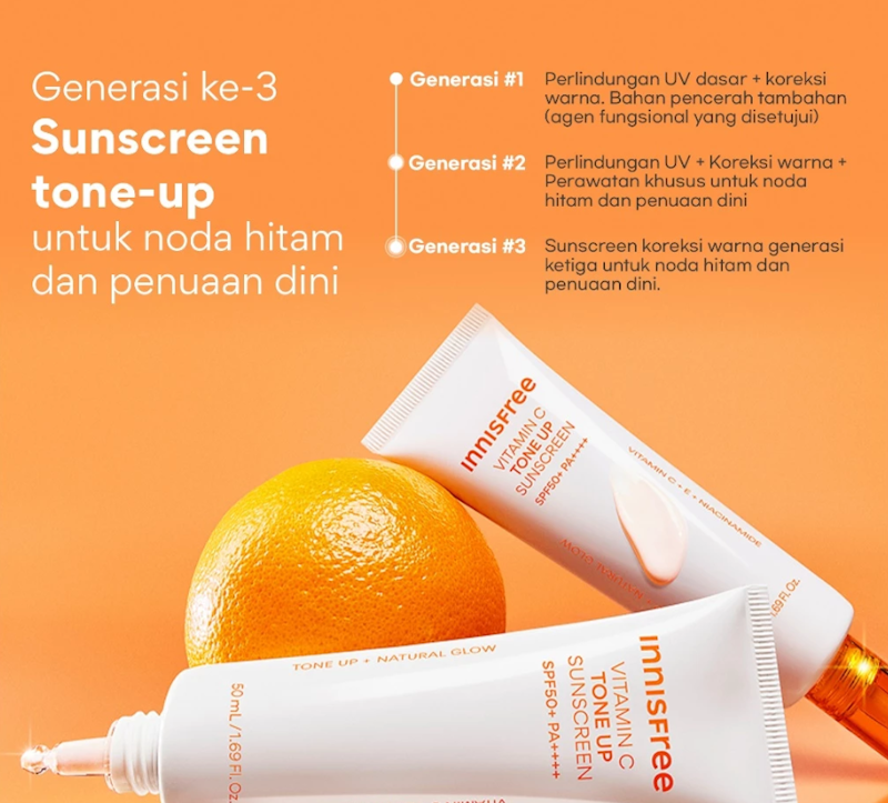 Vitamin C Tone Up Sunscreen SPF 50+ PA++++ 3