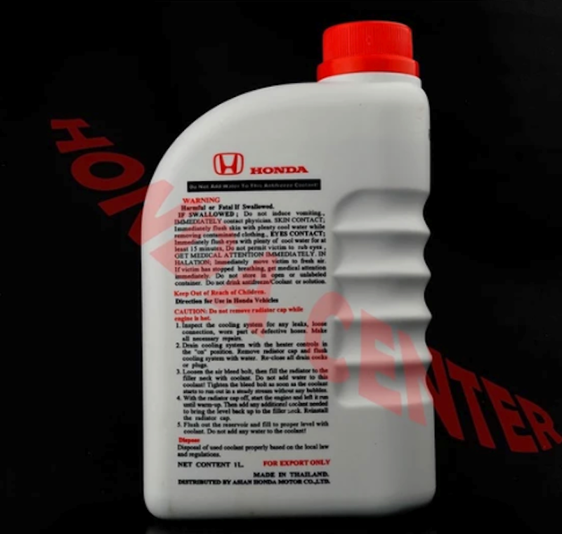 Honda Long Life All Seasons Antifreeze/Coolant Type 2 3