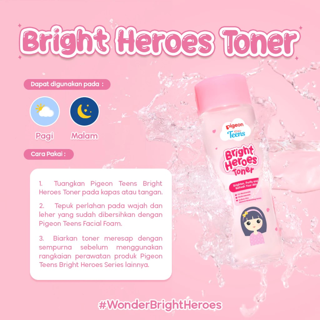Pigeon Pigeon Teens Bright Heroes Toner 