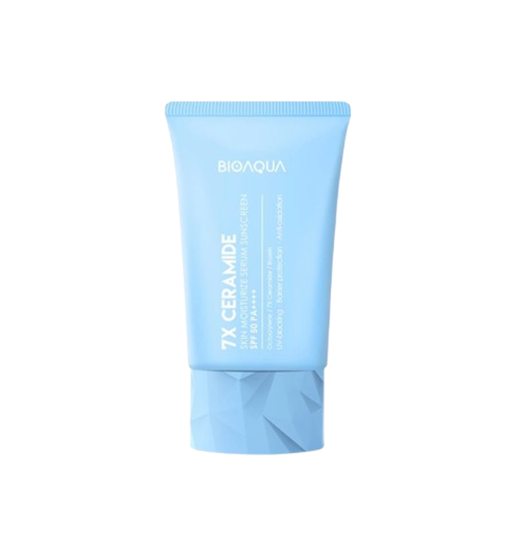 BIOAQUA 7X Ceramide Skin Moisturize Serum Sunscreen SPF 50 PA++++ 1