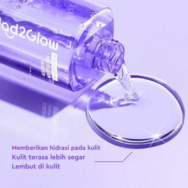 Glad2Glow Pore Cleansing Micellar Water 4