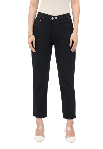 Basic Tapered Jeans Highwaist
