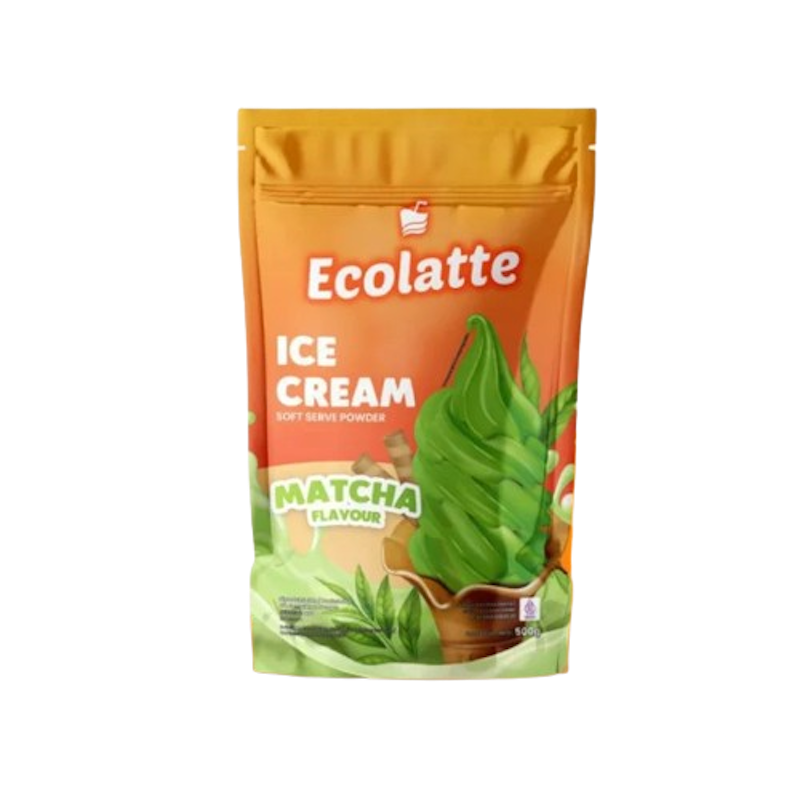 Ecolatte Soft Serve Powder Strawberry 1