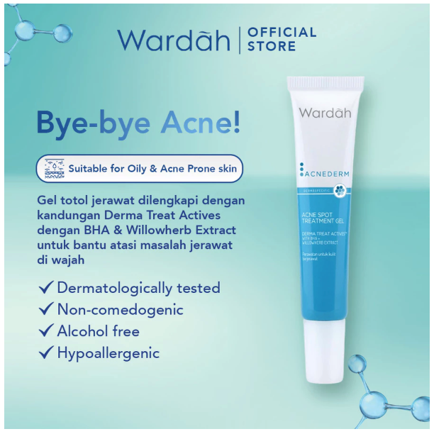 Paragon Technology and Innovation Wardah Acnederm Acne Spot Treatment Gel