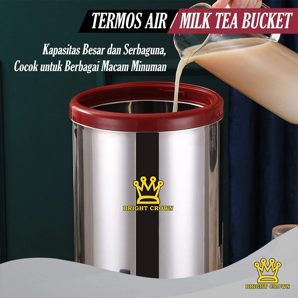 Bright Crown Webstore Bright Crown Milk Tea Bucket Stainless