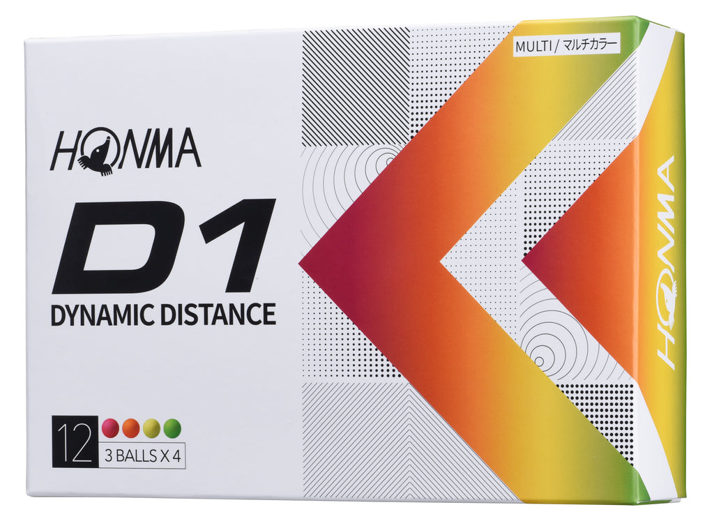 Honma D1 Golf Balls (Multi-Color)