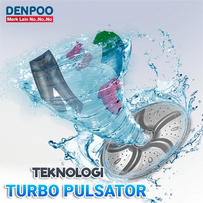 Denpoo Mesin Cuci 2 Tabung 2