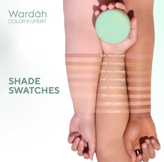 Paragon Technology and Innovation Wardah Colorfit 5D Blur Cloud Cushion 33W Olive Beige