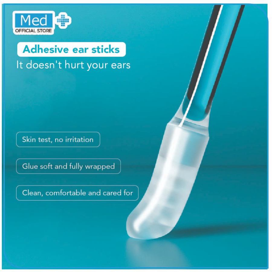  Med+ Cotton Bud Gel Pembersih Telinga Dewasa