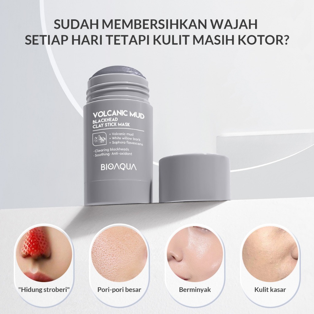  Bioaqua Volcanic Mud Blackhead Clay Stick Mask 