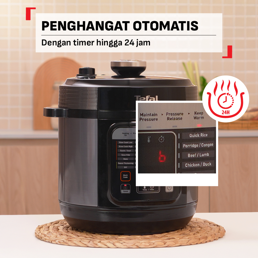 Tefal Indonesia Tefal Home Chef Smart Multicooker CY601